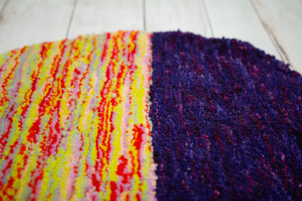 half and half rug