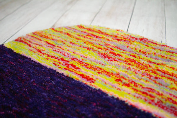 half and half rug