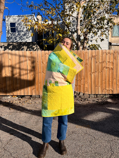 GREENS handmade quilt