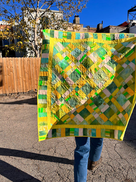GREENS handmade quilt
