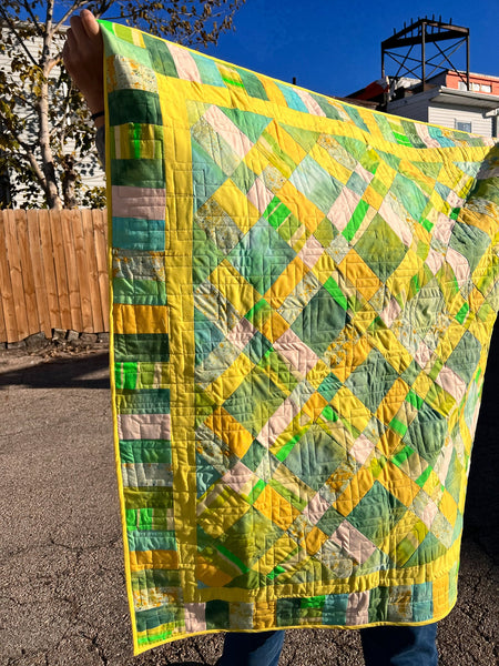 GREENS handmade quilt