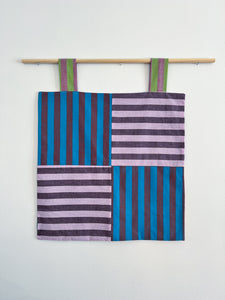 reversible stripey wall hanging no. 3