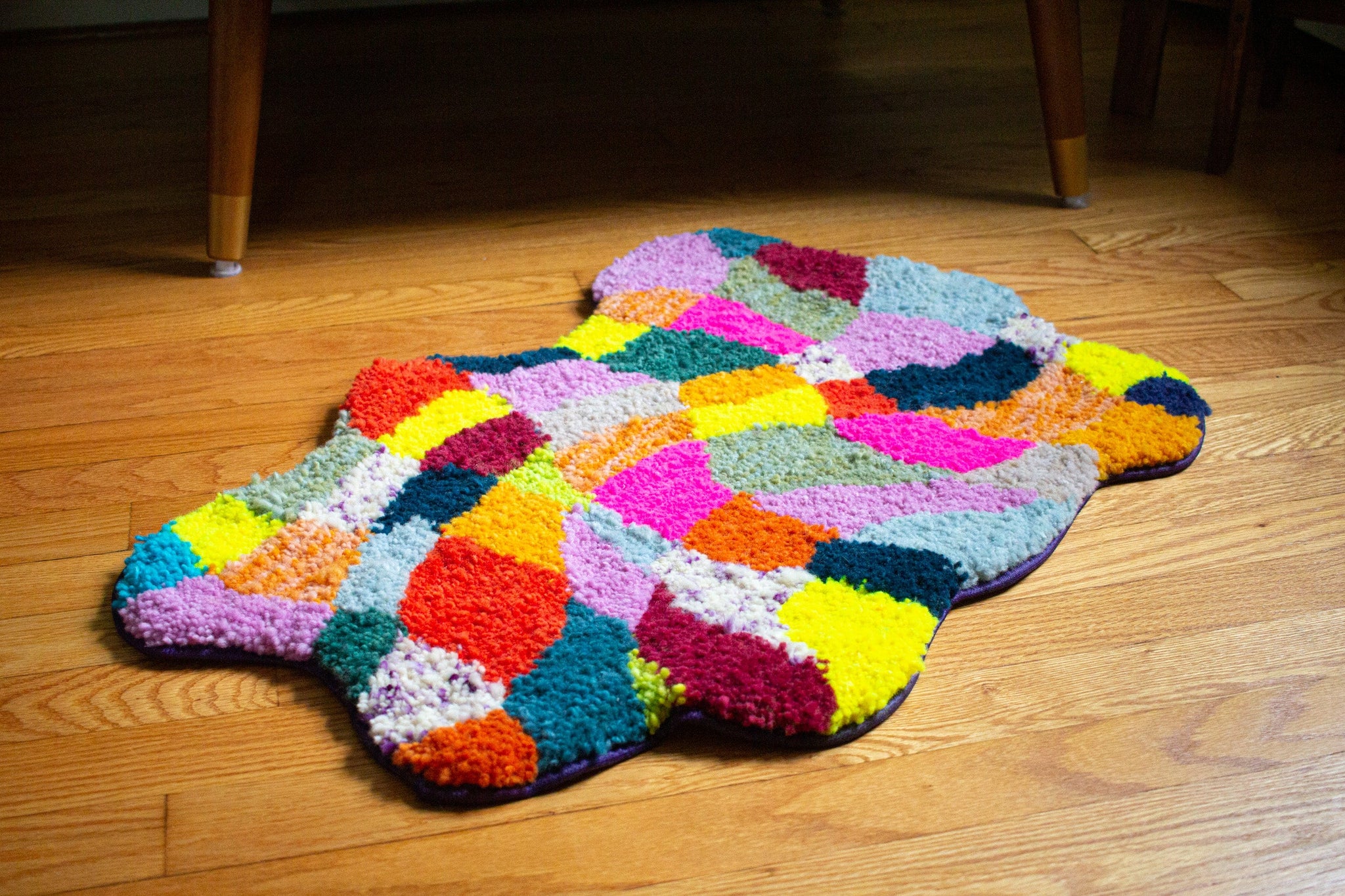 wavy checker rug no. 1