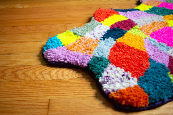 wavy checker rug no. 1